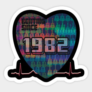 1982 - Heart Beating Since Sticker